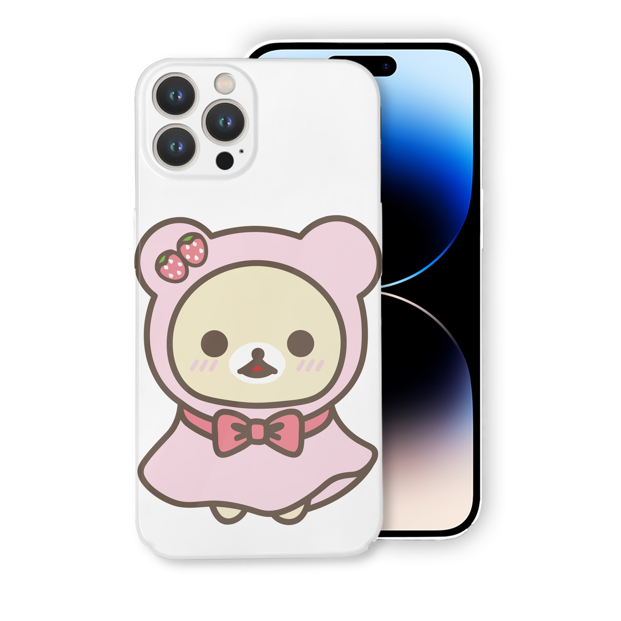 （画像用） リラックマ リラックマ キイロイトリ Rilakkuma Korilakkuma Kiiroitori 【iPhone 14シリーズ対応】ハードケース